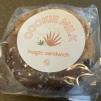 Cookie ice cream sandwich to-go  at Frankie & Jo's - Capitol Hill in Seattle