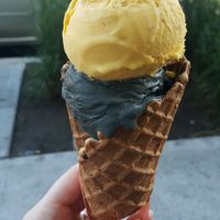 carrot cake and salty caramel ash at Frankie & Jo's - Capitol Hill in Seattle