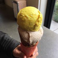 Ginger golden milk and date shake at Frankie & Jo's - Capitol Hill in Seattle
