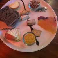 cheese sharing dish  at Sayuri Healing Food in Ubud