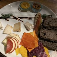 Cheese platter  at Sayuri Healing Food in Ubud