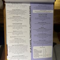 Menu June  at Sayuri Healing Food in Ubud