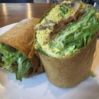 Delicious and filling breakfast burrito. Literally kept me going til dinner!  at Sayuri Healing Food in Ubud