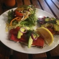 Gravlax, the highlight of the menu at Sayuri Healing Food in Ubud