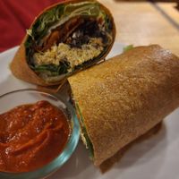 Breakfast burrito at Sayuri Healing Food in Ubud