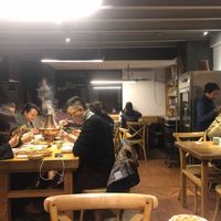 Upstairs at Cun Cao Xin Yi Zu Mu Vegetarian in Shanghai