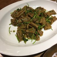 Buckwheat noodles at Cun Cao Xin Yi Zu Mu Vegetarian in Shanghai