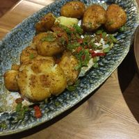 Spicy salted potatoes  at Cun Cao Xin Yi Zu Mu Vegetarian in Shanghai