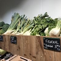 Verdures sans plastique  at Färm in Uccle