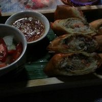 Spring rolls at Happy Veggie in Koh Lanta