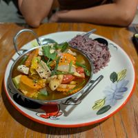 Clear Tom Yum at Happy Veggie in Koh Lanta