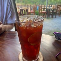 Homemade lemon ice tea ❤️ at Happy Veggie in Koh Lanta