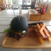 Veg Burger at Happy Veggie in Koh Lanta