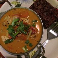 Creamy Tom Yam at Happy Veggie in Koh Lanta