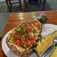 Pineapple rice at Happy Veggie in Koh Lanta