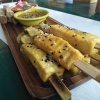 Satay at Happy Veggie in Koh Lanta