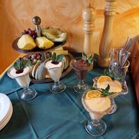 All non-vegan desserts + a few fruits at Aubergine in Fulda