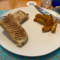 The super falafel wrap  at Mish Mish in Alicante