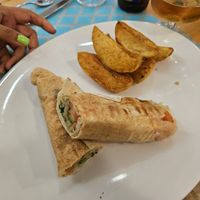 Vegetable wrap at Mish Mish in Alicante