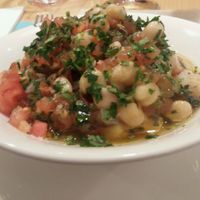 ensalada de humus at Mish Mish in Alicante