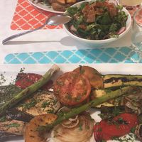 Grilled vegetables at Mish Mish in Alicante