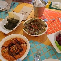 Some vegan tapas style options at Mish Mish in Alicante