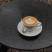 Flat white   at Mok in Brussels