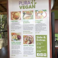 Food really looks like the pics at Pura Vegan in Tamarindo