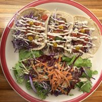 Lentil tacos   at Pura Vegan in Tamarindo