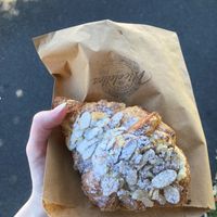 Vegan almond croissant   at Nicoletta's Cake Boutique in Wellington