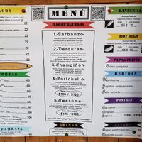 Menu - Dec 17, 2021 at Veganisimo Loncheria in Mexico City