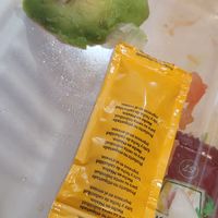 Avocado that I asked to be removed because of my severe allergy at Veganisimo Loncheria in Mexico City