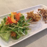 Appetizer salad at Saborami in Okinawa