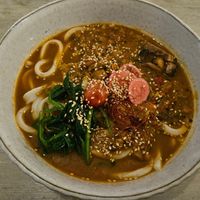 Curry udon (very strong cumin flavour) at Saborami in Okinawa