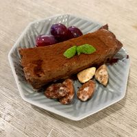 Vegan chocolate tart  at Saborami in Okinawa