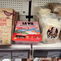 vegan lardons and tofu selection  #Veganuary at Jay & Joy in Paris