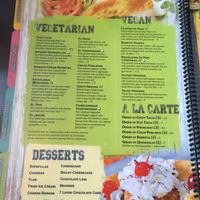 Veg Menu at El Patron Mexican Grill and Cantina in Albany