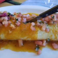 Vegan burrito at El Patron Mexican Grill and Cantina in Albany
