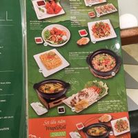 The only vegetarian options at Wrap and Roll in Hanoi