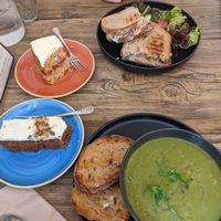 Soup and toastie at Cascara in Bath