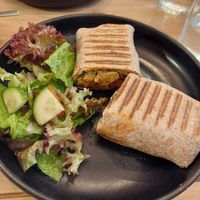 Tofu wrap at Cascara in Bath