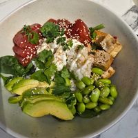 Watermelon Poke Bowl at Cascara in Bath