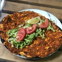 Lahmajun  at Vegan Istanbul in Istanbul