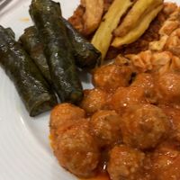Plate of food at Vegan Istanbul in Istanbul