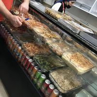 Selection of foods  at Vegan Istanbul in Istanbul