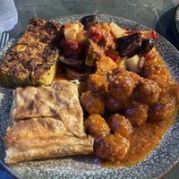Four meal option   at Vegan Istanbul in Istanbul
