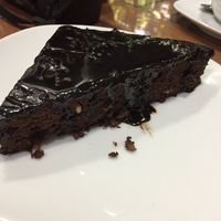 Choc brownie at Vegan Istanbul in Istanbul