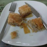 Baklava at Vegan Istanbul in Istanbul