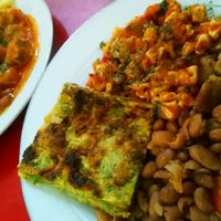 Vegan plates - choose 4 items from counter of 15 at Vegan Istanbul in Istanbul