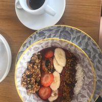 acai bowl & espresso  at Judy in Paris
